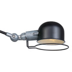 Wandlamp Davin 7656ZW Zwart met kleine fitting E14