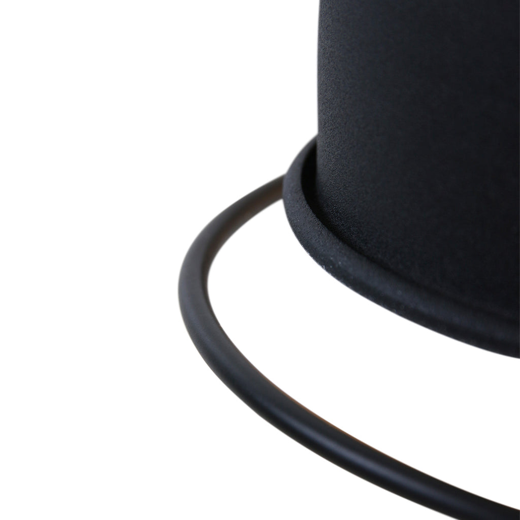 Wandlamp Davin 7657ZW Zwart met kleine fitting E14