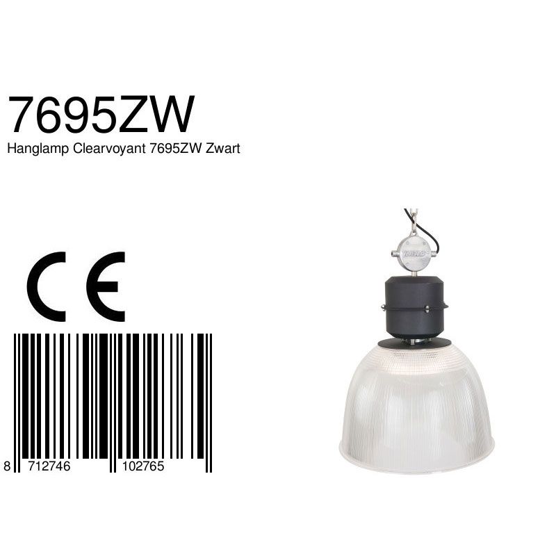 Hanglamp Clearvoyant 7695ZW Zwart