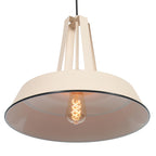 Crèmekleurige Hanglamp Eden 7704CR – Landelijke Stijl en Tijdloos Design