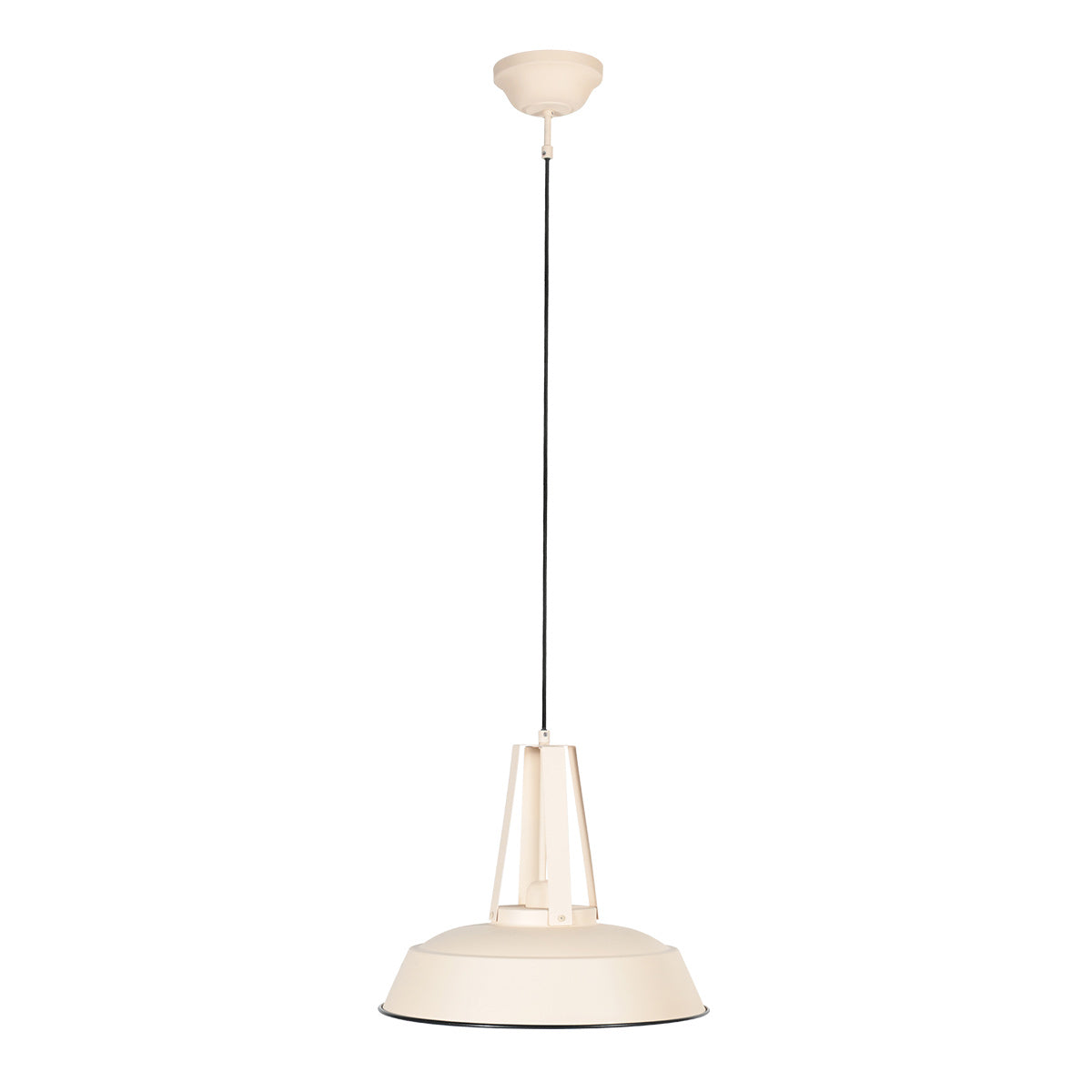 Crèmekleurige Hanglamp Eden 7704CR – Landelijke Stijl en Tijdloos Design