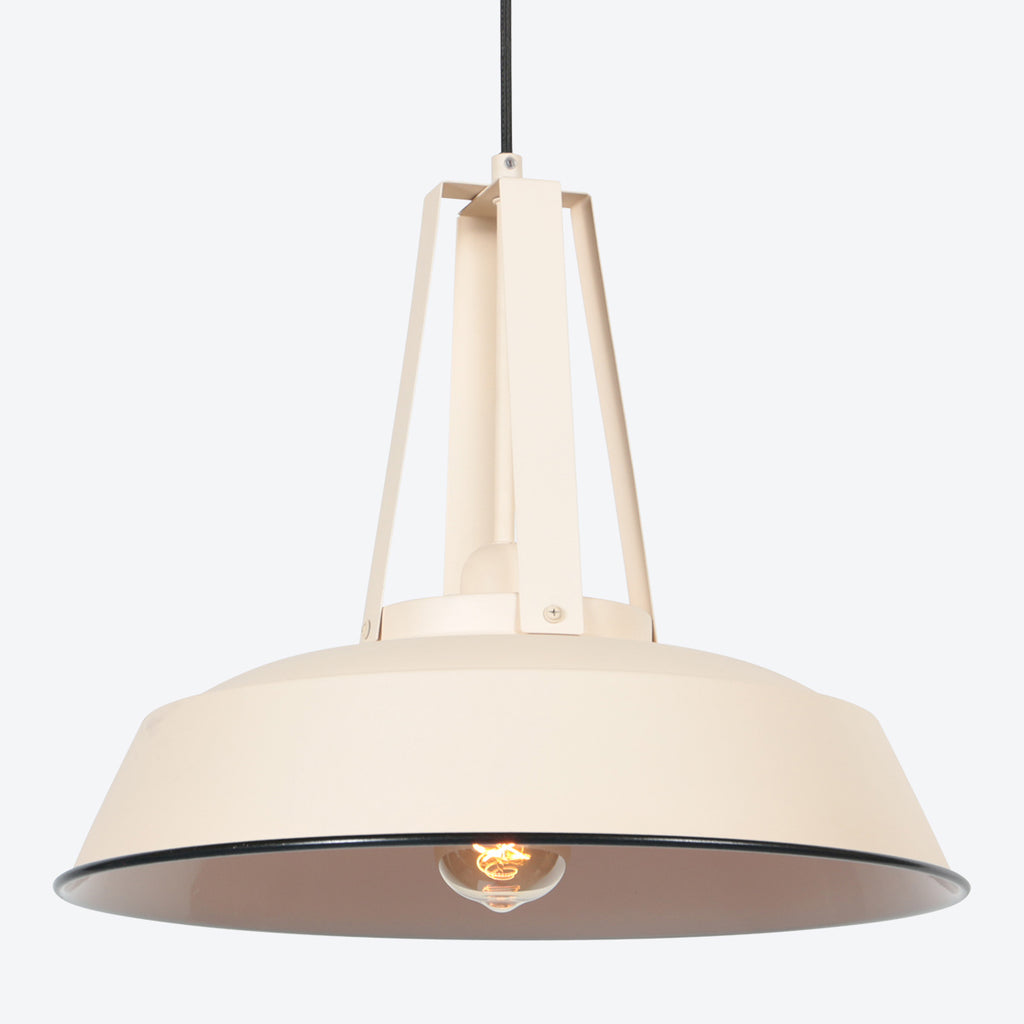 Crèmekleurige Hanglamp Eden 7704CR – Landelijke Stijl en Tijdloos Design