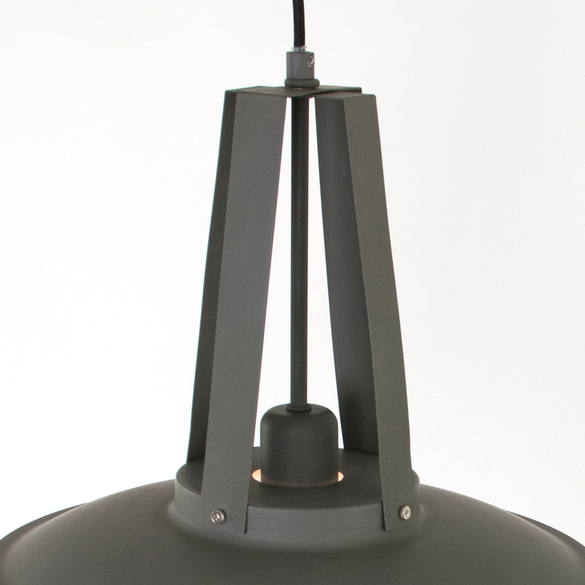 Grijze hanglamp Eden 7704GR E27 fitting