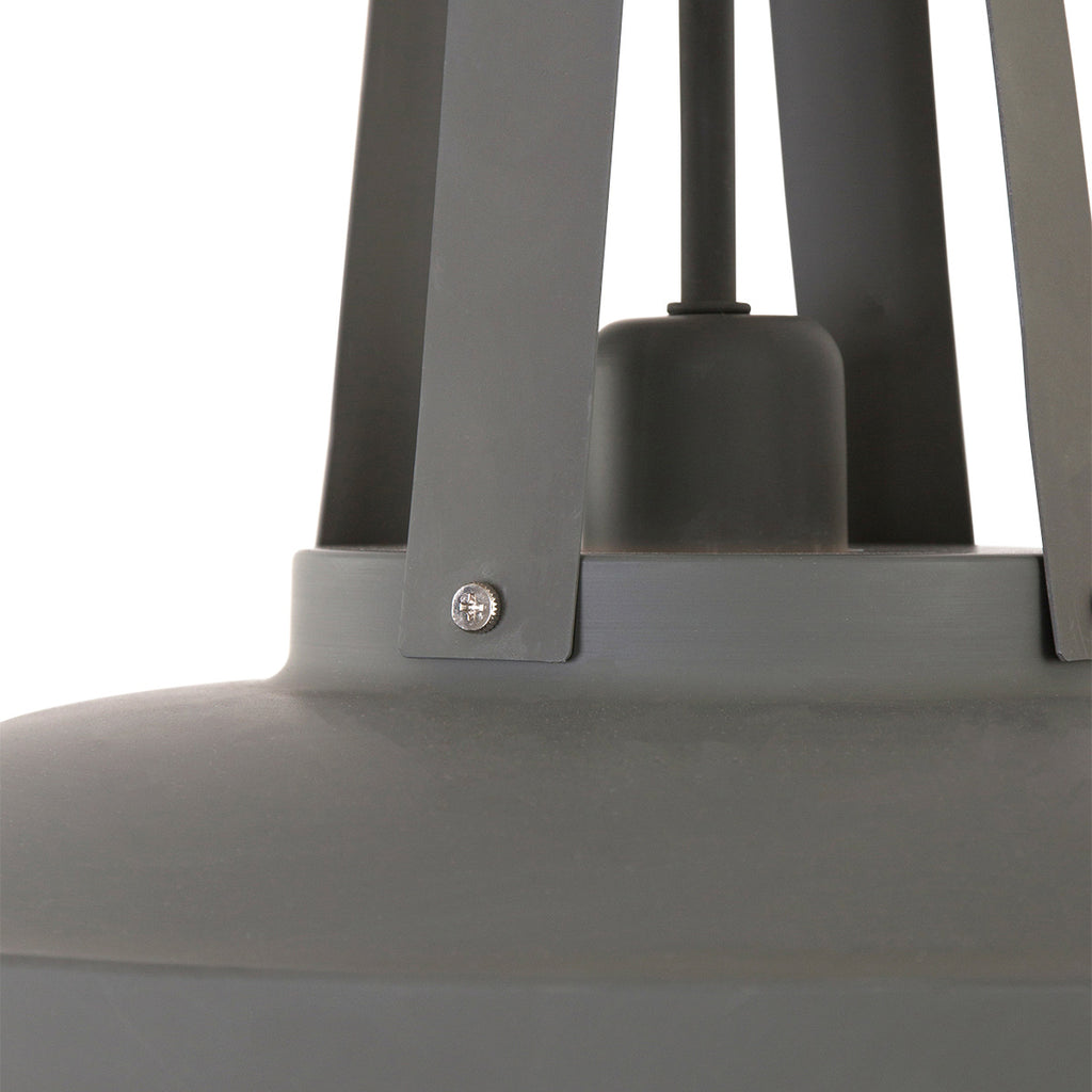Grijze hanglamp Eden 7704GR E27 fitting