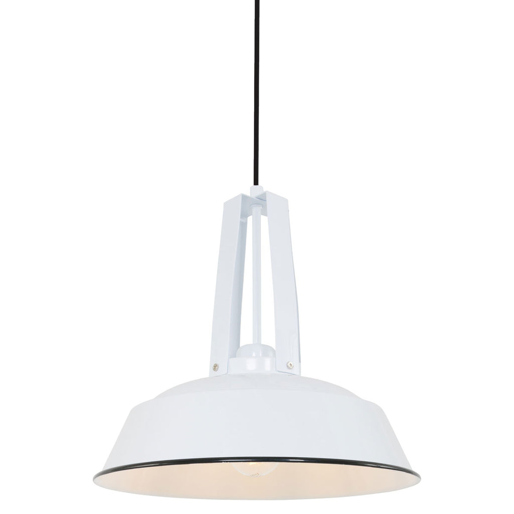 Hanglamp Eden 7704W Wit rond 42cm E27 fitting