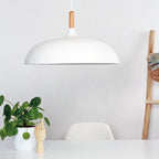 Witte Scandinavische hanglamp Bjorr 7731W Ø45cm