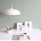 Witte Scandinavische hanglamp Bjorr 7731W Ø45cm