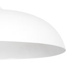 Witte Scandinavische hanglamp Bjorr 7731W Ø45cm