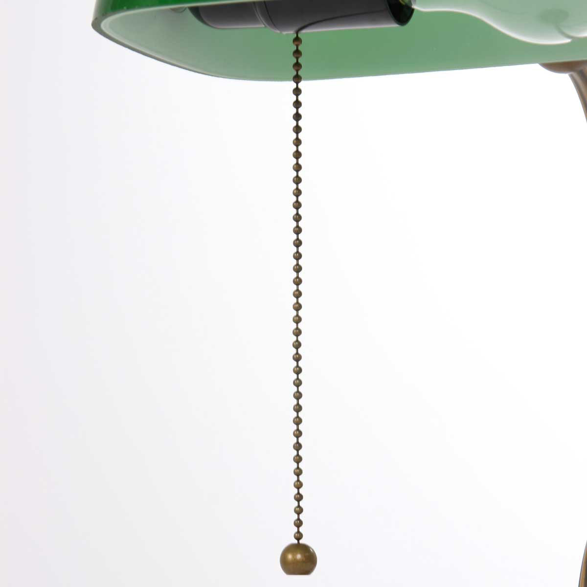 Bronzen notarislamp / bureaulamp 7733BR met grote fitting E27