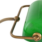 Bronzen notarislamp / bureaulamp 7733BR met grote fitting E27