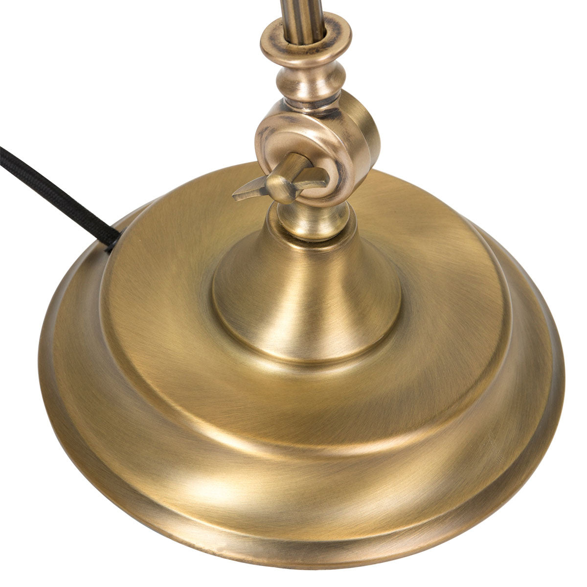 Bronzen notarislamp / bureaulamp 7733BR met grote fitting E27