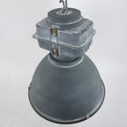 Grijze industriële hanglamp Densi 7779GR Ø47 cm