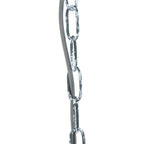 Grijze industriële hanglamp Densi 7779GR Ø47 cm