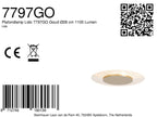 Plafondlamp Lido 7797GO Goud Ø28 cm 1100 Lumen