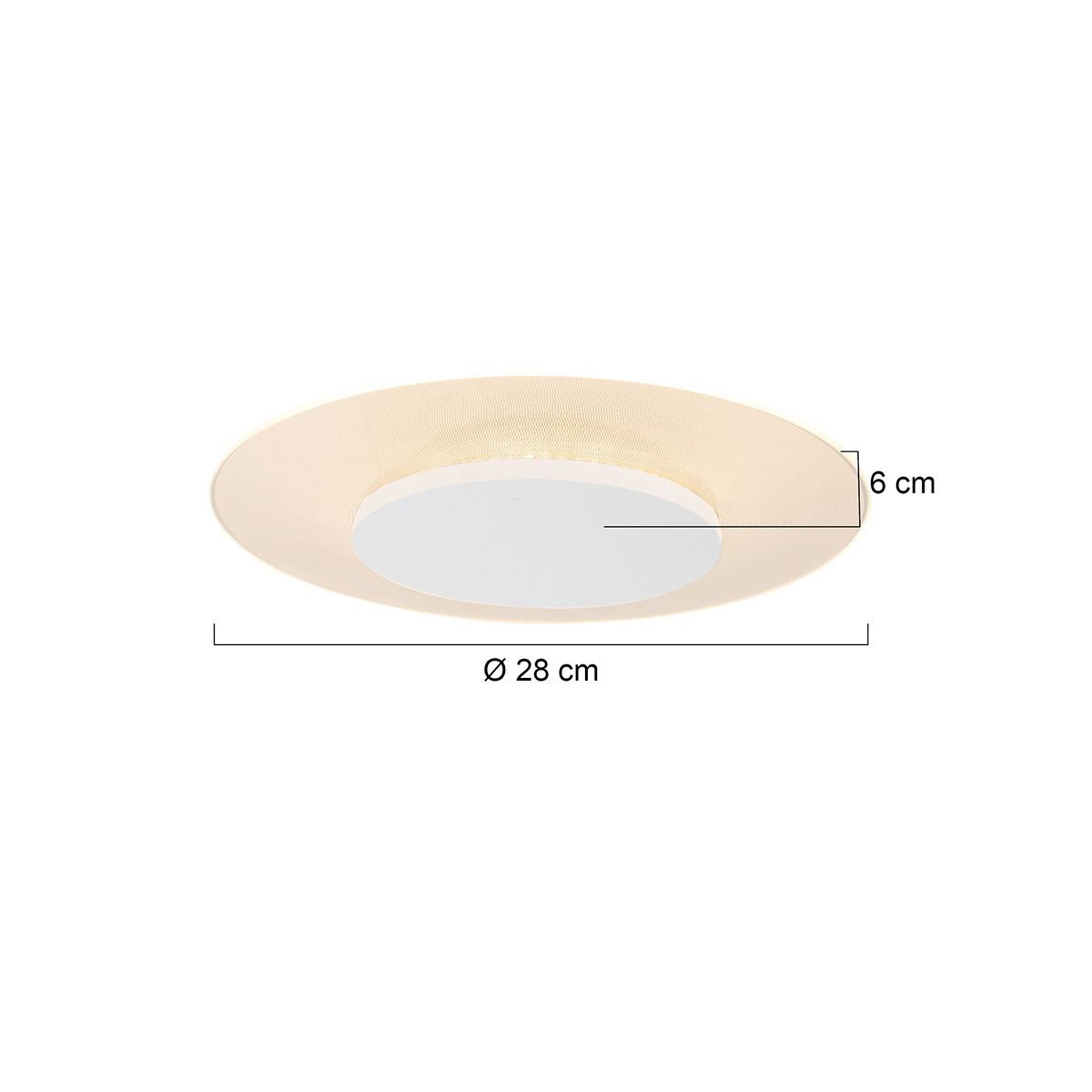 Plafondlamp Ceiling & Wall 7797W Wit