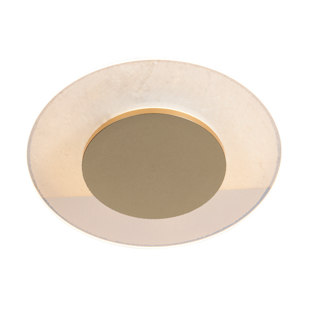 Plafondlamp Lido 7798GO goud/witte LED lamp Ø36 cm