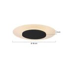 Plafondlamp Ceiling & Wall 7798ZW Zwart