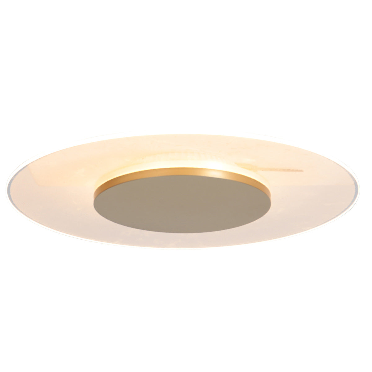 Plafondlamp Lido 7799GO goud/witte LED lamp Ø42 cm