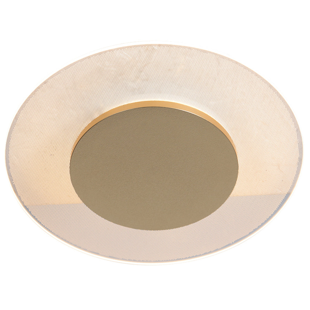 Plafondlamp Lido 7799GO goud/witte LED lamp Ø42 cm