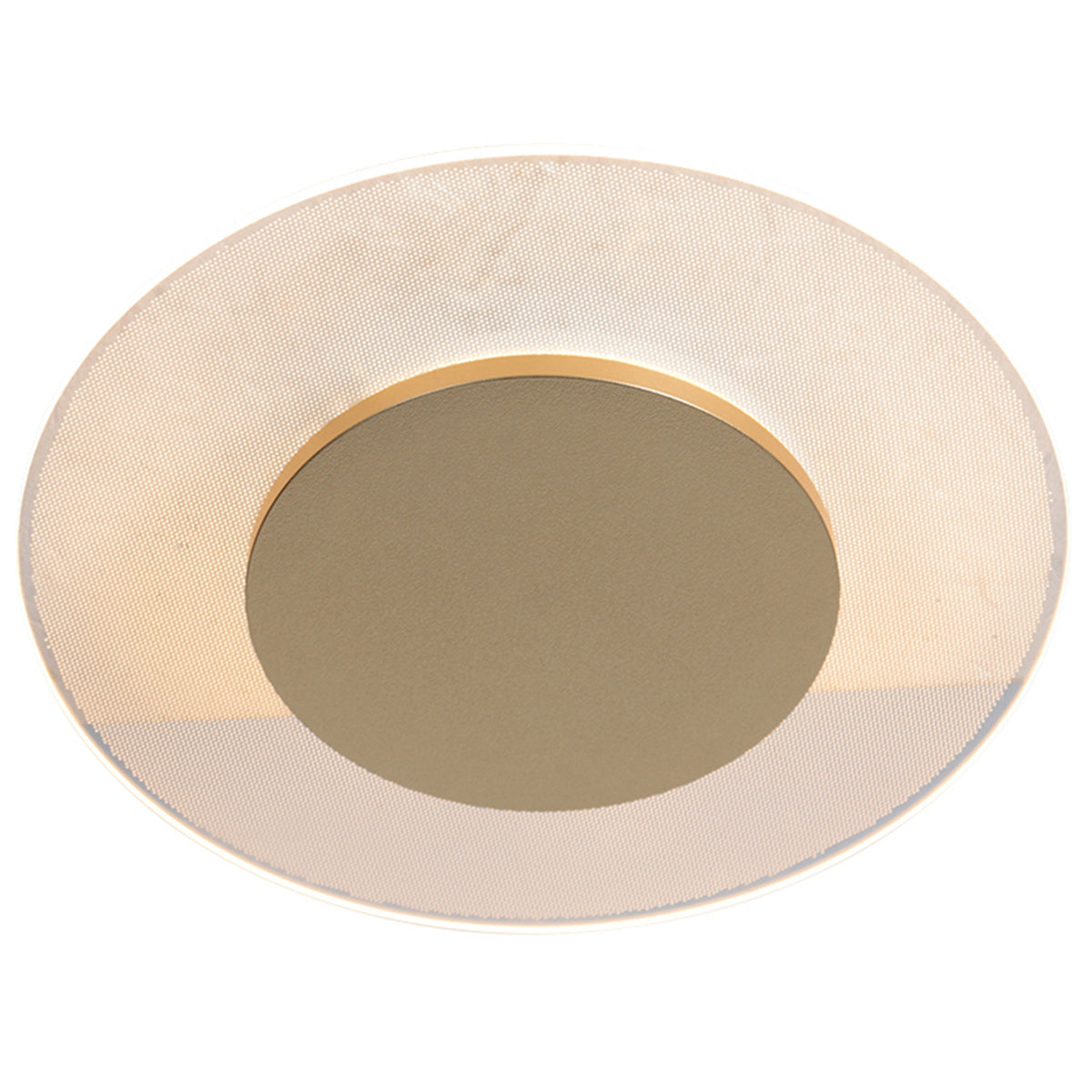 Plafondlamp Lido 7799GO goud/witte LED lamp Ø42 cm