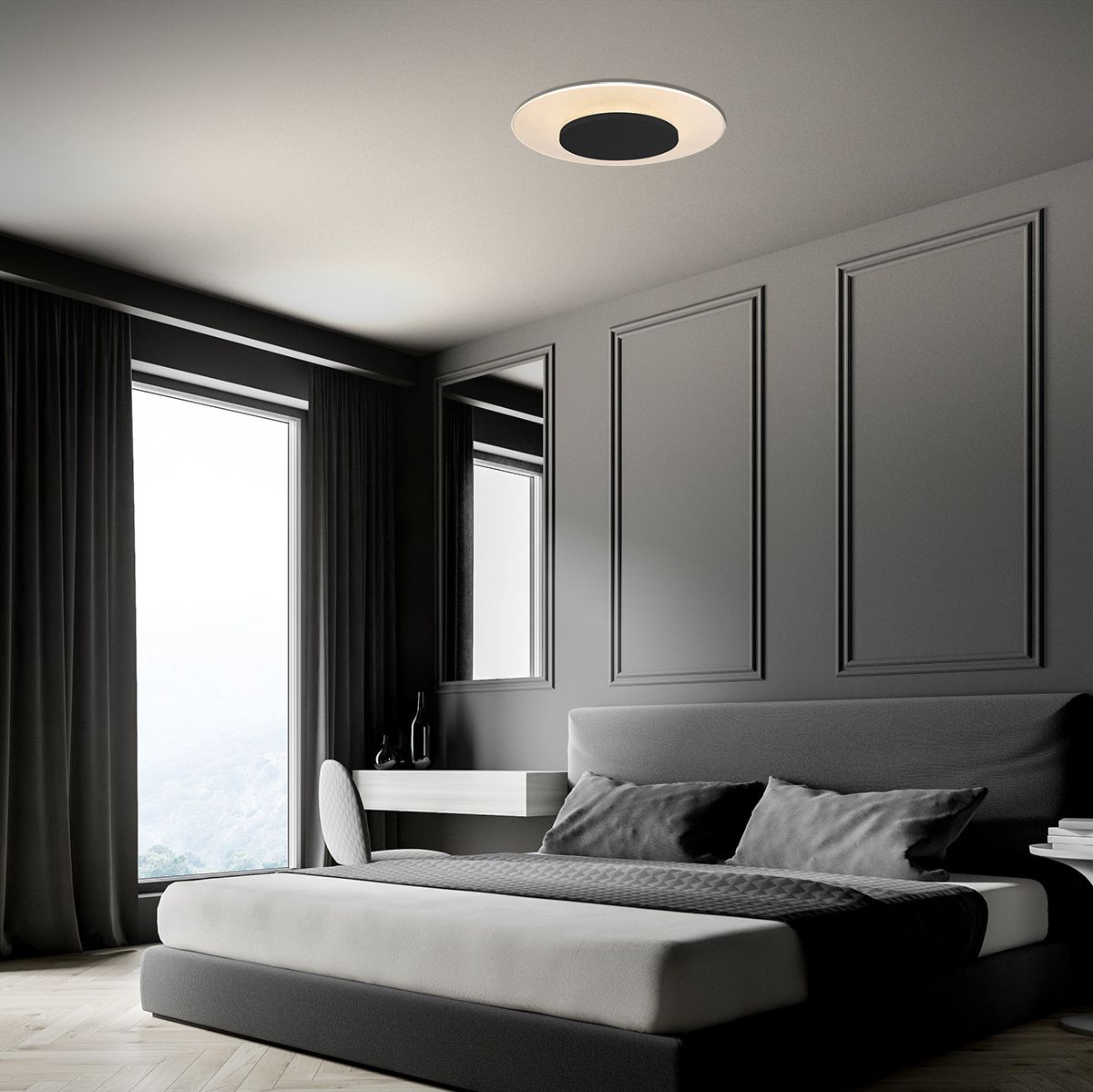Plafondlamp Ceiling & Wall 7799ZW Zwart