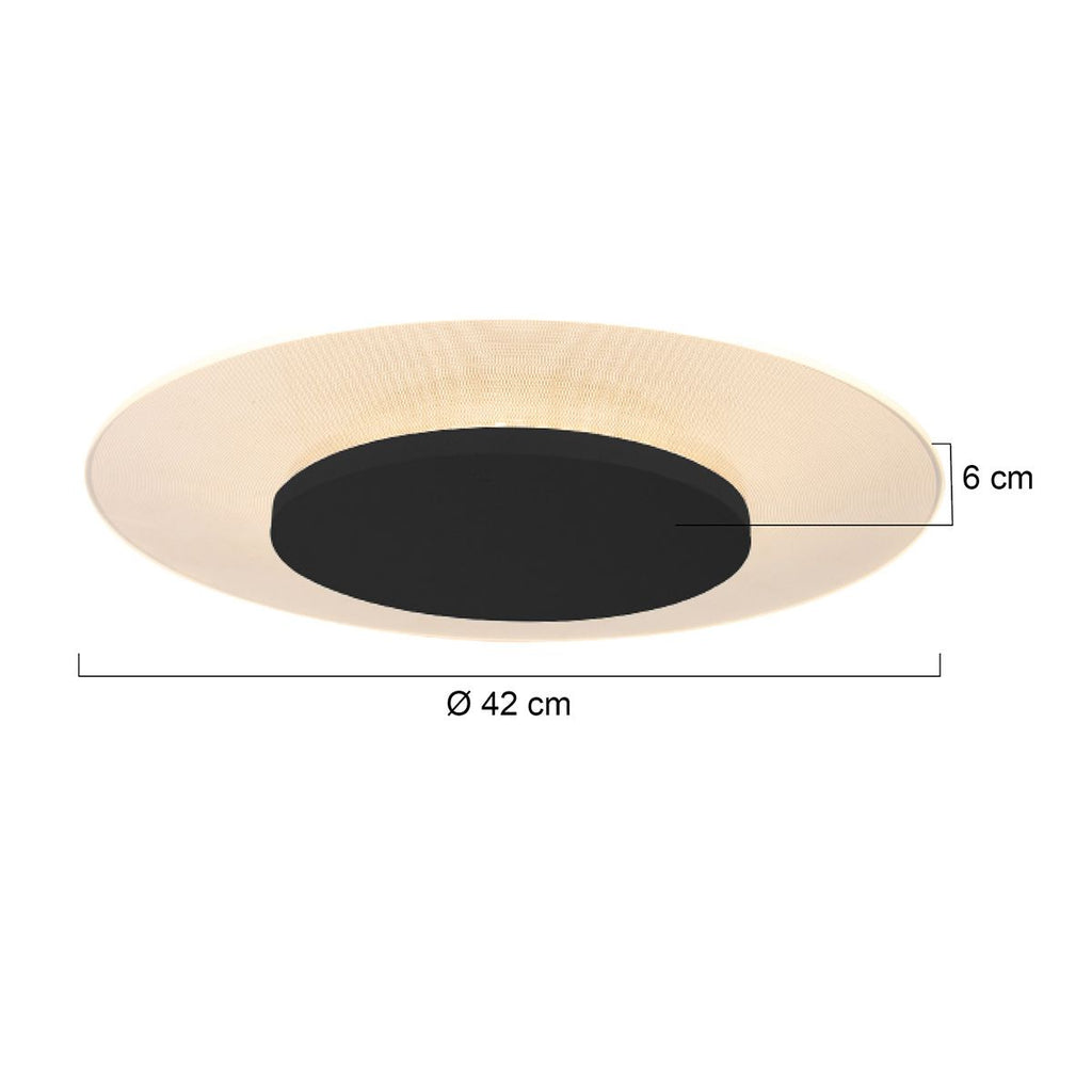 Plafondlamp Ceiling & Wall 7799ZW Zwart