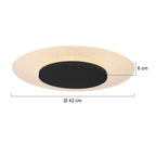 Plafondlamp Ceiling & Wall 7799ZW Zwart