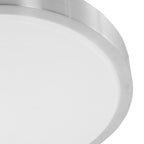 Plafondlamp Galaxy 7831ST Staal ook geschikt voor de badkamer