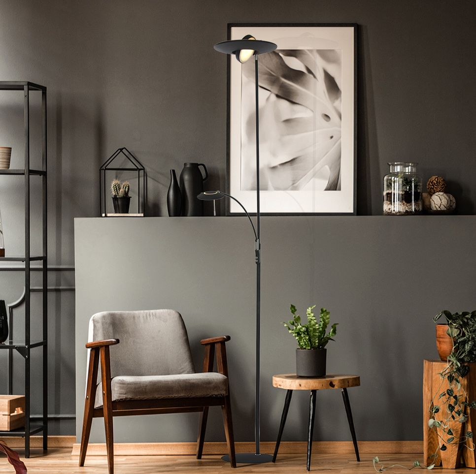 Vloerlamp Zenith 7860ZW Zwart