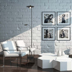 Vloerlamp Zenith 7860ZW Zwart