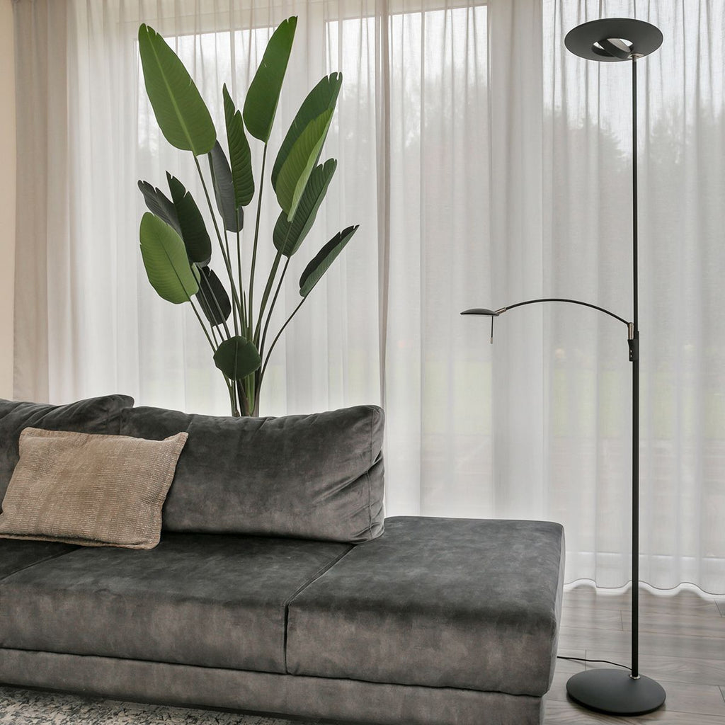 Vloerlamp Zenith 7860ZW Zwart
