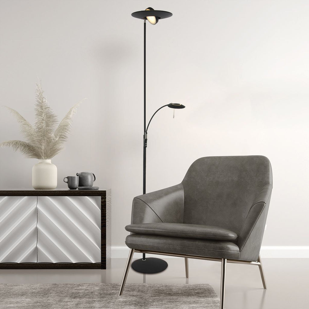 Vloerlamp Zenith 7860ZW Zwart