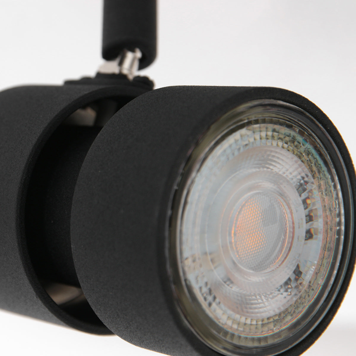 Spot Natasja 7902ZW zwarte 2-lichts spot met dimbaar GU10 licht