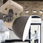 Plafondlamp Gearwood 7968A Antraciet E27