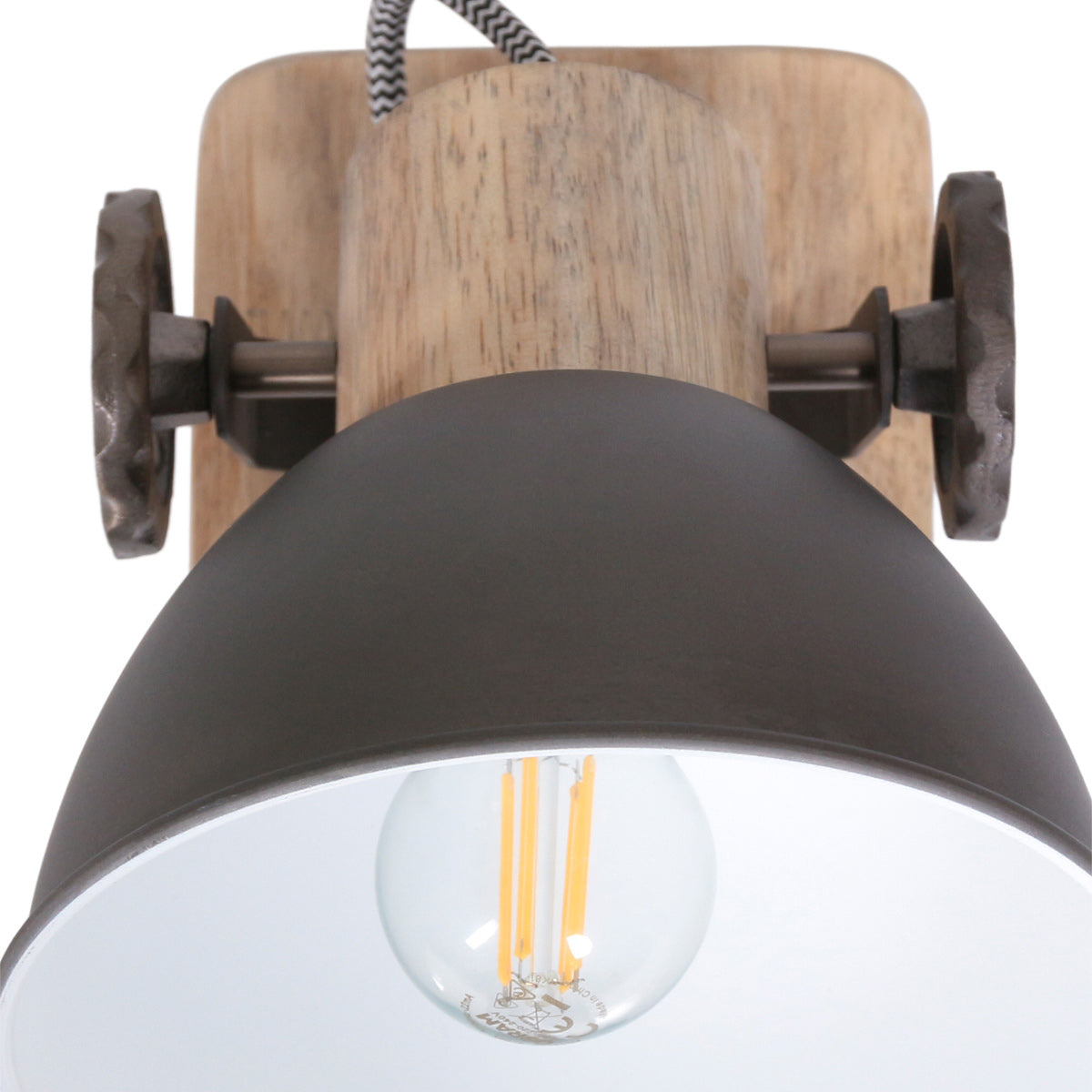 Plafondlamp Gearwood 7968A Antraciet E27
