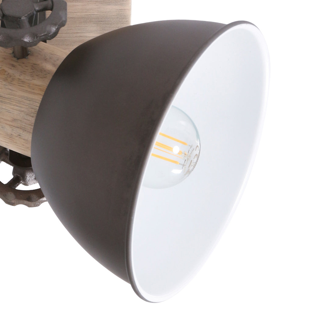 Plafondlamp Gearwood 7968A Antraciet E27