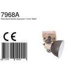 Plafondlamp Gearwood 7968A Antraciet E27
