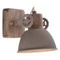 Gearwood 7968TA – Taupe plafondlamp met houtdetails spot