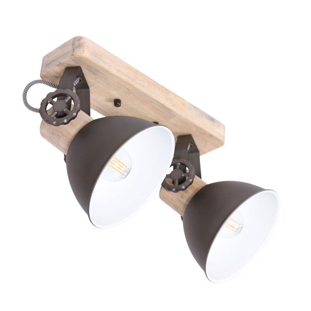 Plafondlamp Gearwood 7969A Antraciet E27 fitting