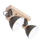 Plafondlamp Gearwood 7969A Antraciet E27 fitting