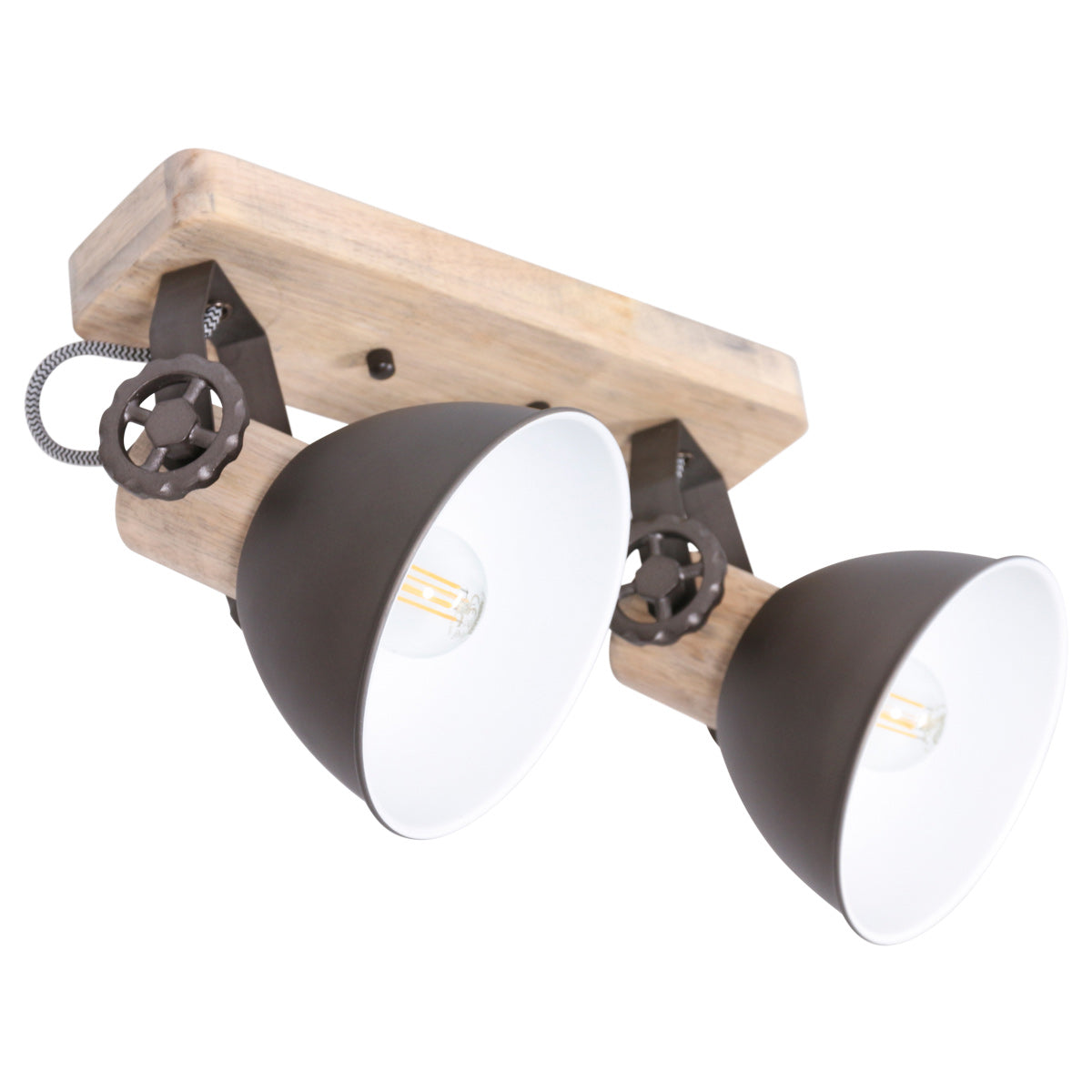 Plafondlamp Gearwood 7969A Antraciet E27 fitting