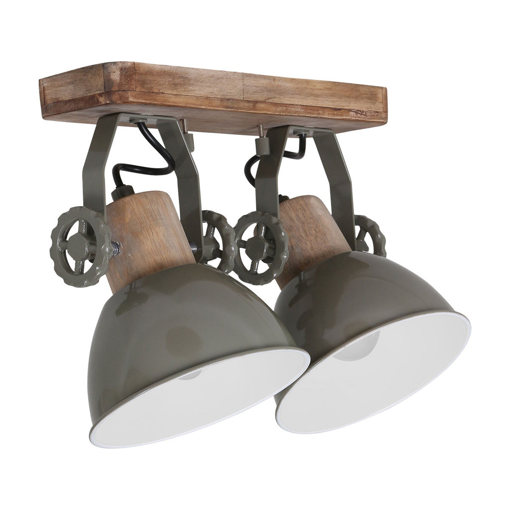 Plafondlamp Gearwood 7969G Groen E27 fittingen
