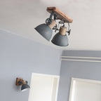 Plafondlamp Gearwood 7969GR Grijs E27 fittingen