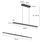 Hanglamp Motion 7970ZW Zwart