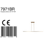 Hanglamp Zelena 7971BR bronzen LED lamp met regelbaar licht