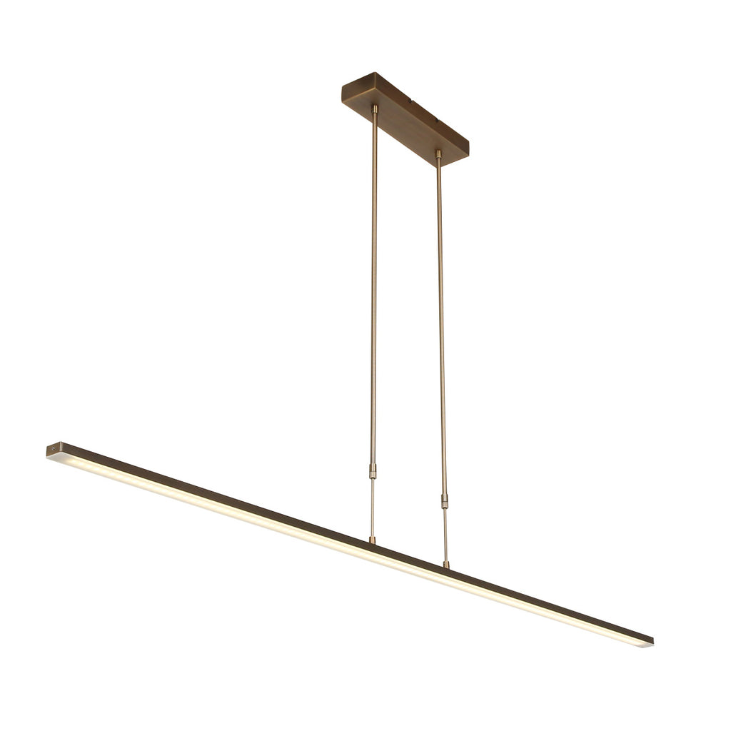 Hanglamp Zelena 7971BR bronzen LED lamp met regelbaar licht