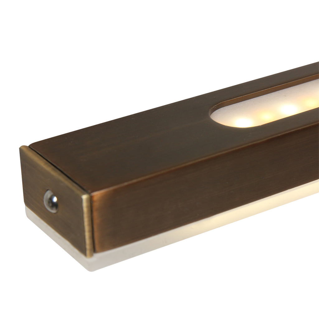 Hanglamp Zelena 7971BR bronzen LED lamp met regelbaar licht