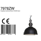 Hanglamp Bikkel 7978ZW Zwart