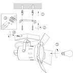 Zwarte plafondspot Carree 7996ZW met E27 fitting