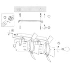 Zwarte 2 lichts plafondspot Carree 7997ZW met E27 fitting